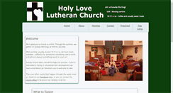 Desktop Screenshot of holylovelutheran.org